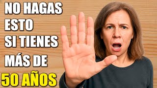 Errores comunes que cometen los mayores de 50 ¡Evítalos!
