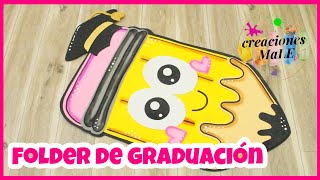 FOLDER DE LAPIZ PARA GRADUACIÓN || DIY