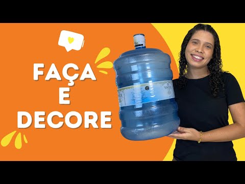 Incrível o que você pode fazer utilizando Garrafão de água/ do lixo ao luxo