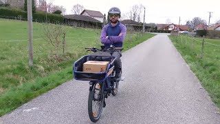 Essai de stabilité du vélo Oklö ÉVO Coursamax Longtail