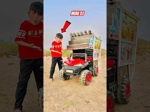 Power new mini dj vs big driver😱😱|| new mini truck dj setup || djdj gadi #djsong #gadiwalacartoon