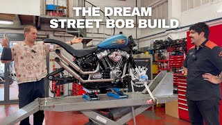 The Harley Davidson Street Bob Build Update | It's Nearly Here
