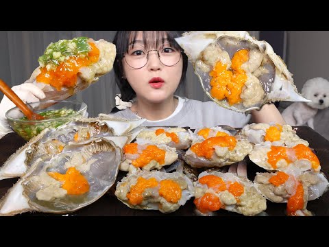 꽃게를 생으로?!🦀알 듬뿍 꽃게회 먹방 RAW BLUE CRAB SASHIMI MUKBANG ASMR