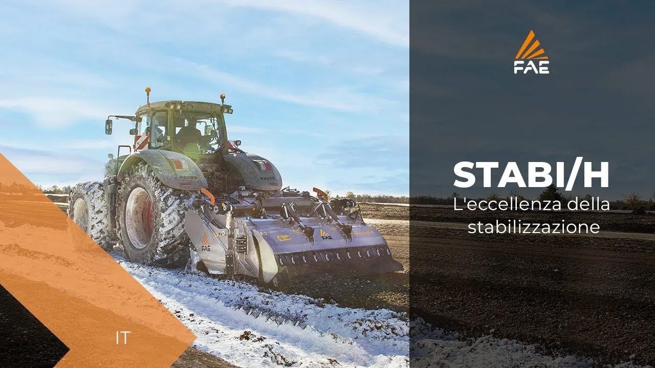 Video Stabilizzatrice per Terreni Professionale STABI/H per trattori fino a 500 CV