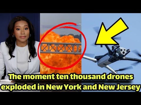 Video of the moment the Durwan plane exploded in New Jersey and New York killing hundrds of Americns