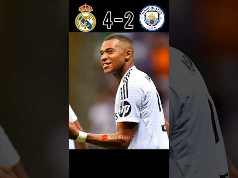 Mbappe Goal🔥 Real Madrid vs Man City UCL Final 2025 Imaginary 😱 #mbappe #youtube #football #shorts