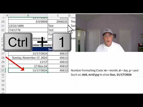 MS 365 Excel Basics #4: Date & Time Formulas, Functions & Formatting: Everything You Need to Know!!