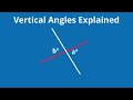 Understanding Vertical Angles