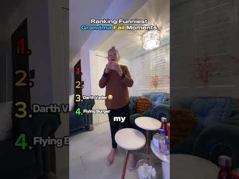 Funniest Grandma Fail Moments Ranked #shorts #funny #ranking