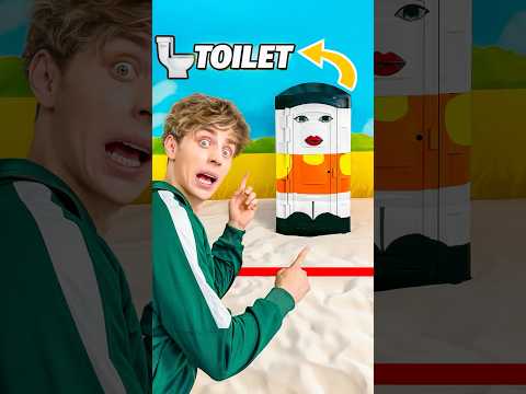Squid Game toilet 🦑🚽💀