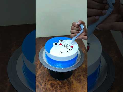 Doremon Cake design #shortvideo #cake #trending #ytshorts #shorts