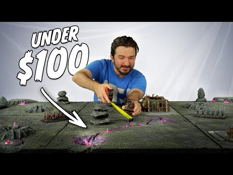 Making Amazing Wargaming boards FAST and CHEAP!