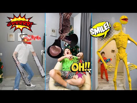 Chainsaw man in real life | Monsters in my home | Super compilation shorts