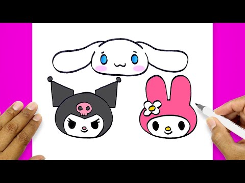 How To Draw Kuromi And My Melody | And Cinnamoroll