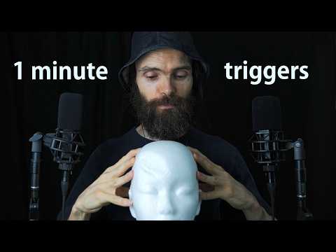 ASMR 1 minute triggers