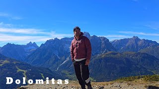 Dolomitas no Outono: Subindo Montanha Arnese no Sesto 