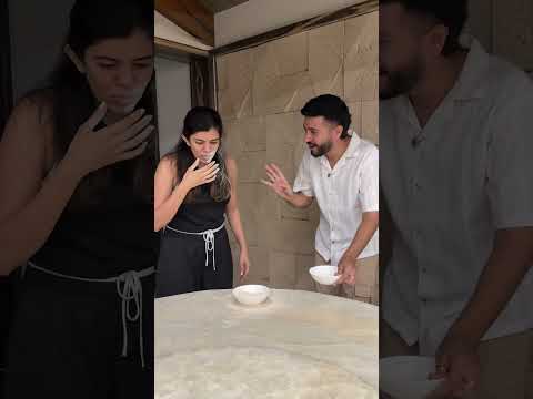 Snack Challenge on Wife😂 #couple #couplecomedy #prank #coupleprank #funny #cute #snackchallenge