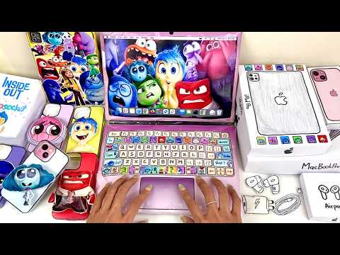 🌸Paper DIY🌸 INSIDE OUT 2 Apple Items BLIND BAG Unboxing| How to make Inside Out Iphone Ipad, Macbook