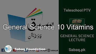 General Science 10 Vitamins