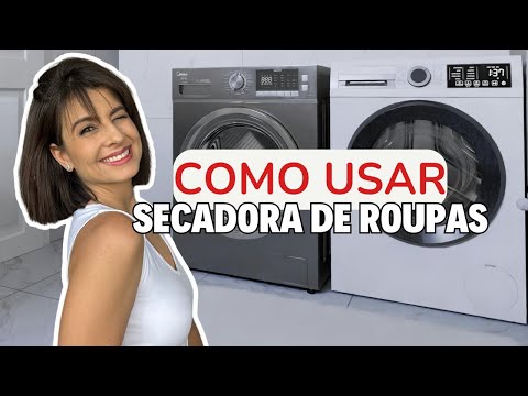 COMO USAR A SECADORA DE ROUPAS EM QUALQUER TECIDO E DEIXAR DE PASSAR ROUPAS 🤩