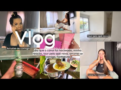 Vlog: dia que perdi o canal, minha reação, tour pelo apê novo, arrume-se comigo, bate bato