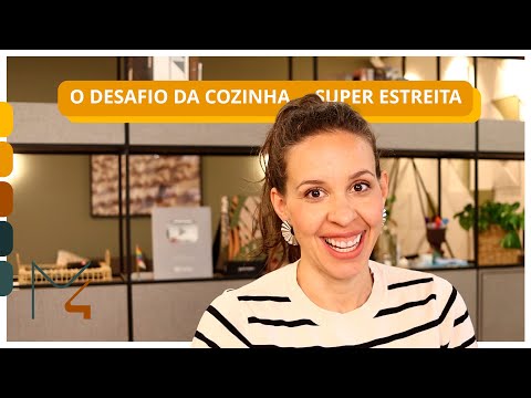 COZINHA SUPER ESTREITA SOLUÇÕES DE DECORAÇÃO