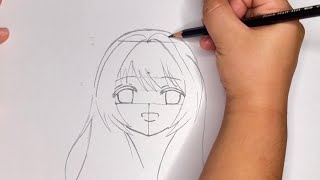 How to draw cute anime girl (for beginners)