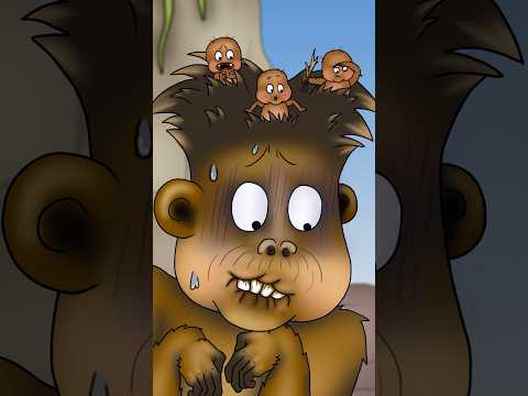 Monkey’s Plan? Totally Backfired! 😬🐒 #monkey #funnyanimals