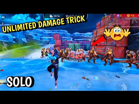 Damage Trick - Free Fire Zombie Hunt Double Evil | Zombie Mode Tricks