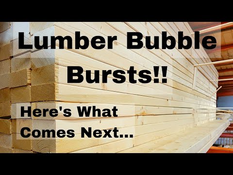 The Lumber Bubble Has Burst!  Here's What Happens Next...