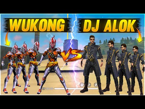 DJ ALOK vs WUKONG FACTORY CHALLENGE😂|4 VS 4 WHO WILL WIN ?| PRINCE BHAI | #factoryfreefire
