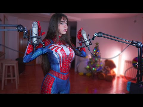 ASMR SPIDERGIRL SCRATCHING
