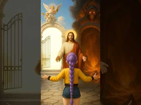 Heaven or Hell The final verdict rests in the hands of Jesus! #shorts #Kpop #kpopdemonhunters