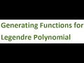 Legendary Polynomials and Recurrence Relations