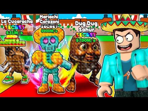I STOLE EVERY NEW SECRET MAXICO BRAINROT IN ROBLOX !!