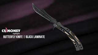 Butterfly Knife Black Laminate Gameplay