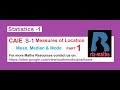 Statistics: Measures of Central Tendency