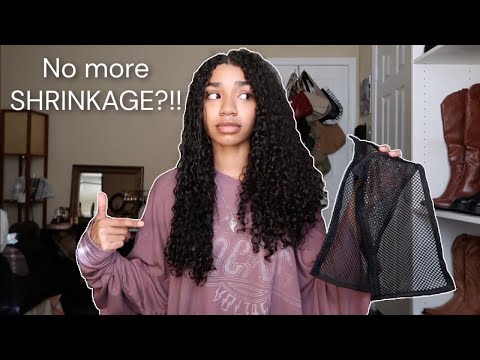 Trying LENGTH-N-LOCKS on my 3c curls.. no more shrinkage?!! TikTok made me try it