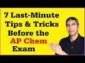 AP Chemistry Exam Strategies and Tips