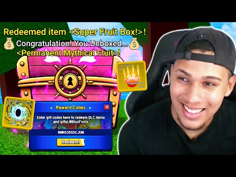 HOW TO GET DLC MERCH GIFT CODES + SUPER FRUIT BOXES in BLOX FRUITS! ROBLOX  