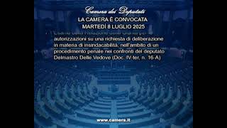 Roma - Camera - 19° Legislatura - 506° seduta (08.07.25)