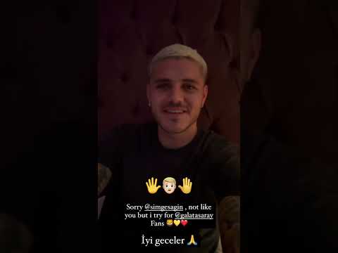 ❤️ Mauro Icardi, "Aşkın Olayım" şarkısını söyledi | #galatasaray #shorts #icardi