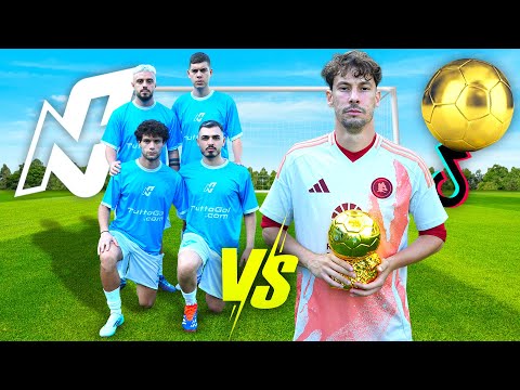 ⚽️🏆 SERGIO CRUZ vs NAPOLI CREATORS!! Si può battere il 2 volte Pallone d'Oro di TikTok?