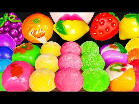 ASMR Mochi Ice Cream Rice Cake 모찌 아이스크림 찹쌀떡 먹방 Mukbang, Eating