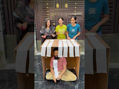 Toilet Paper Pull Challenge, See What Surprises Are Waiting For You? #familygames #familychallenge