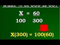 Understanding Percentages and Equations