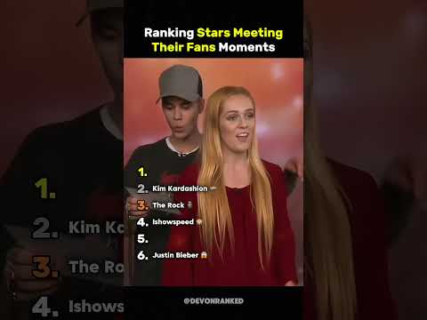 Ranking Stars Meeting Their Fans Moments