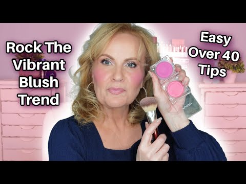 Discovering The NEW Vibrant Blush Trend To Try - Over 40?