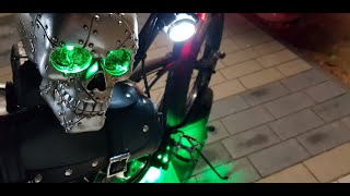 Electra Lux Fat Tire 7D at night!
