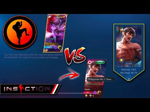 iNSECTiON VS TOP 1 MMR BOOSTER PHILIPPINES CHOU ! | MLBB